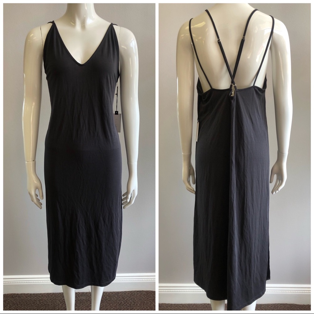 NWT ASTR Grey Strappy Dress